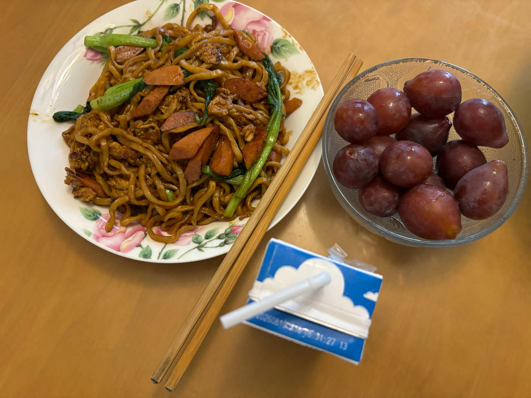 青菜鸡蛋炒面——中式一日三餐（七十二）