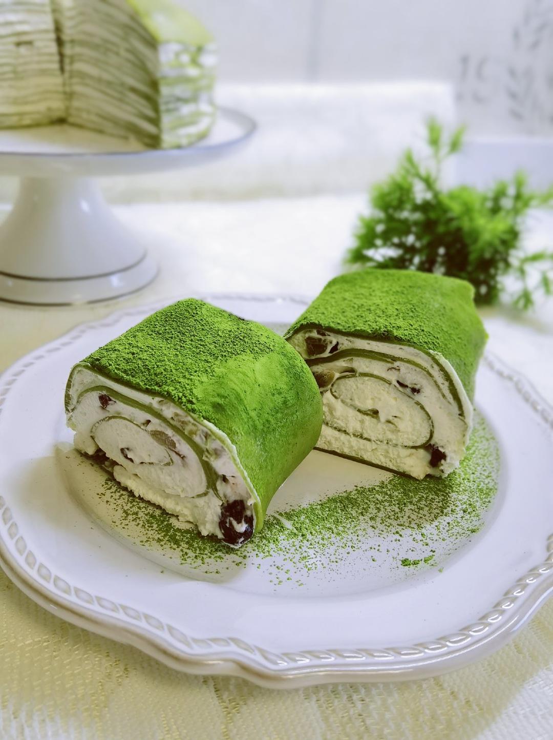 【抹茶毛巾卷】