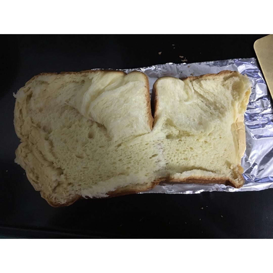 超级好吃的原味面包（面包机版）
