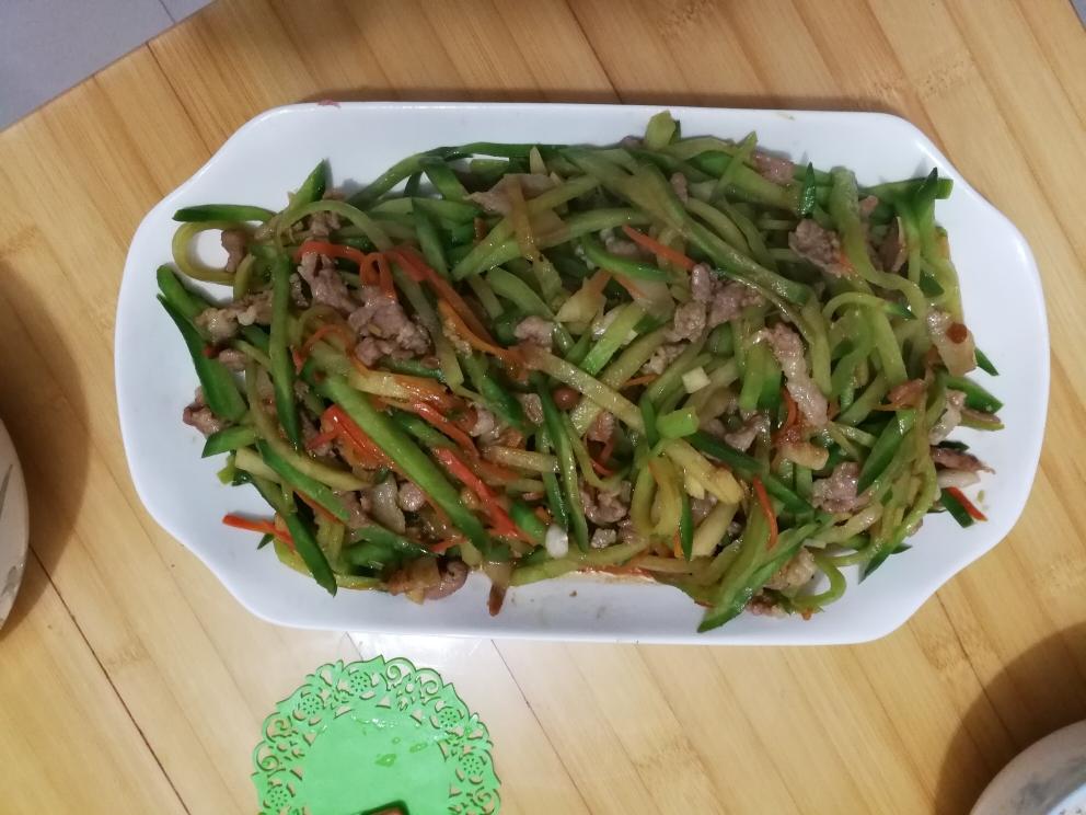 炒青萝卜丝的做法