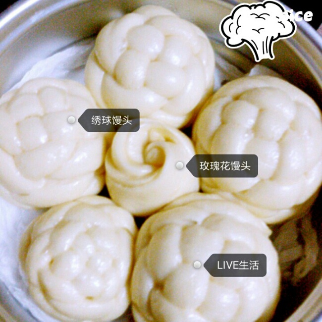 绣球馒头