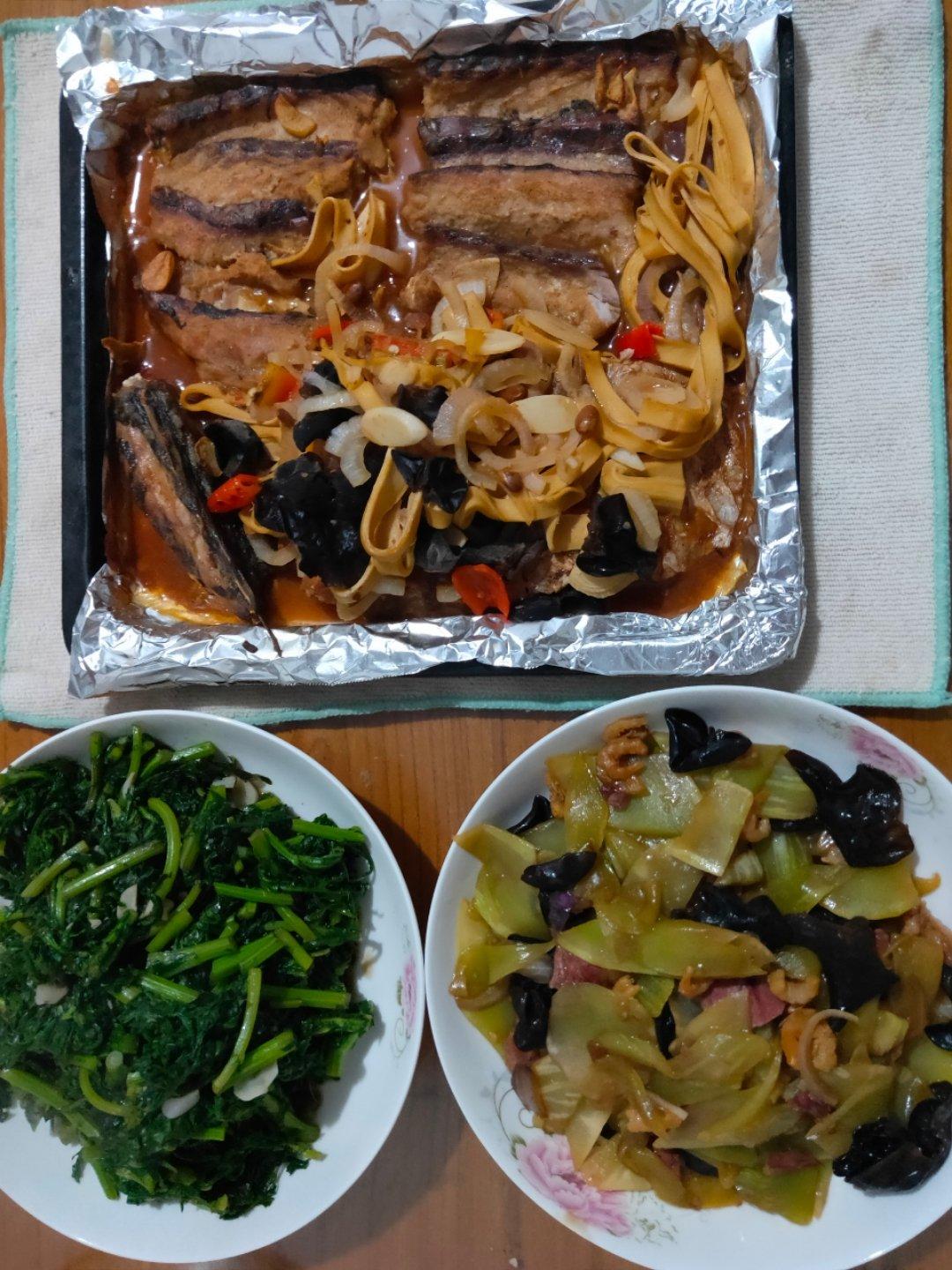 烤箱烤鱼
