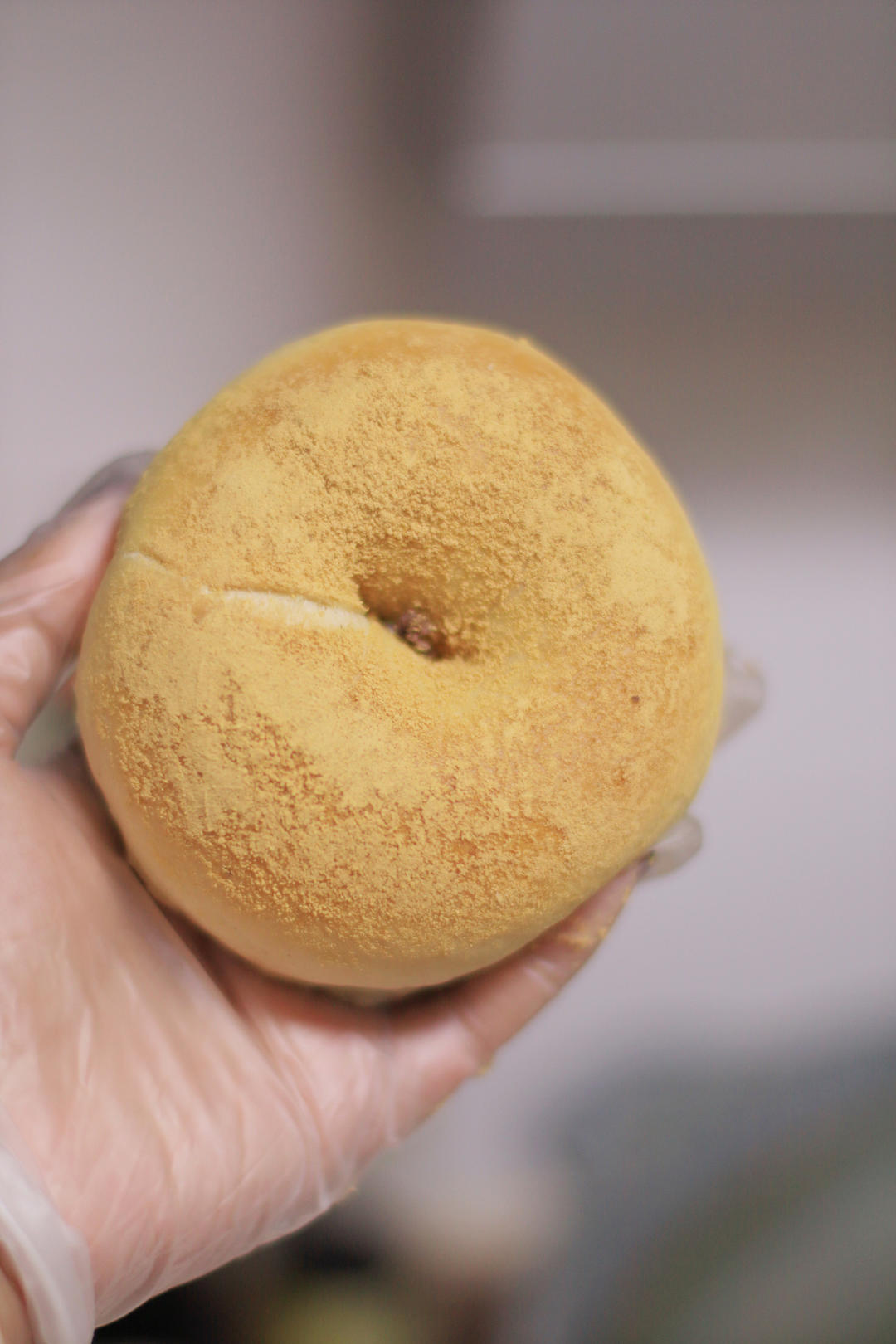 豆乳红豆年糕贝果🥯外酥内软😋好吃到舔手指