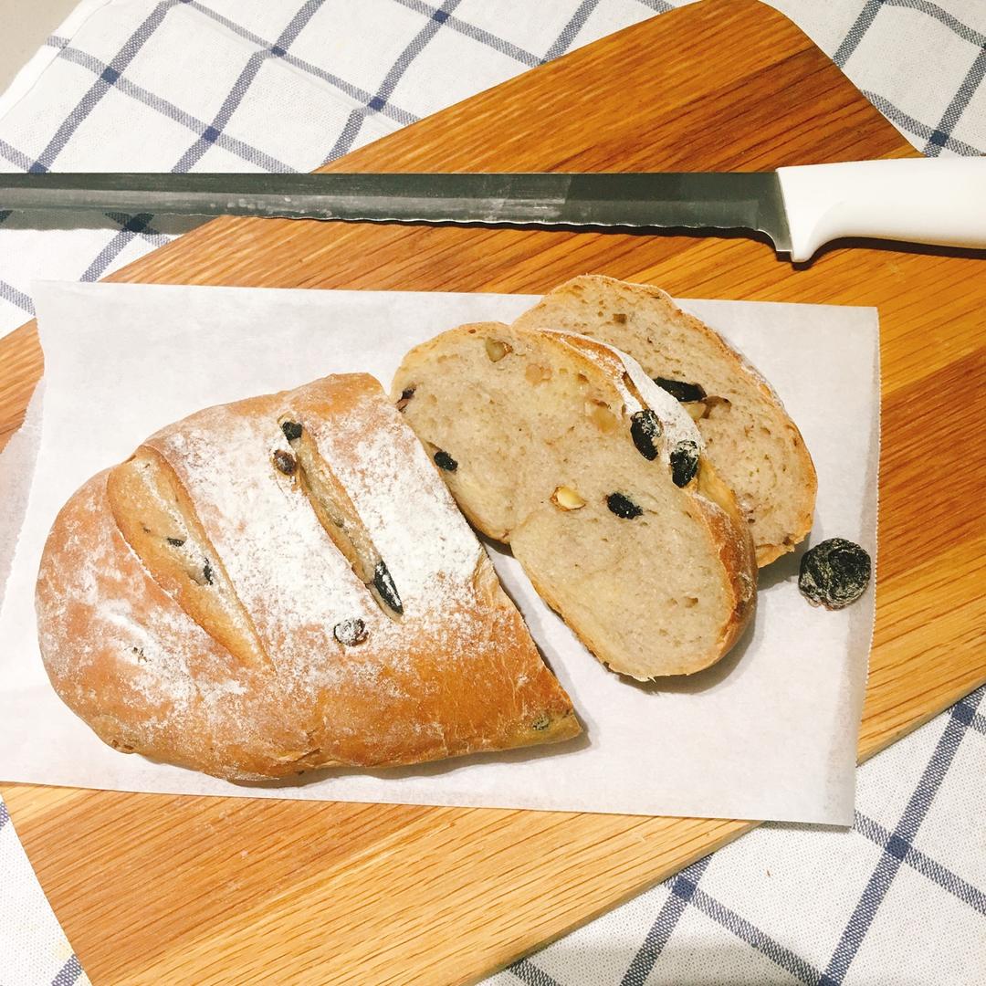 全麦核桃包～软欧包