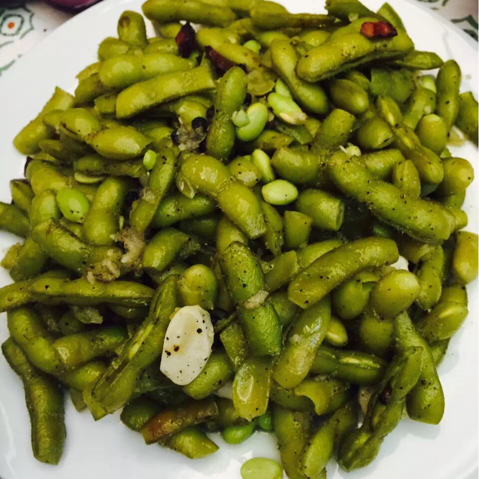 黑椒芝香毛豆