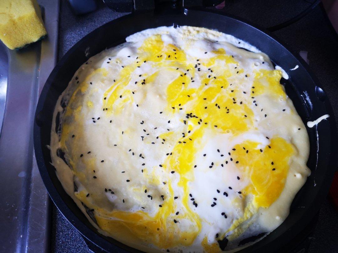 平底锅煎饼果子