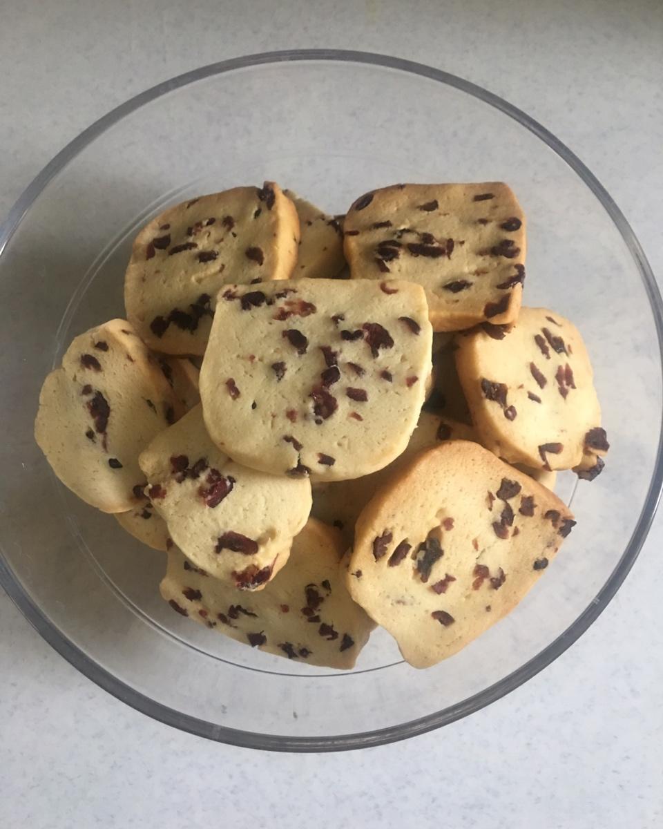 低糖少油版蔓越莓饼干