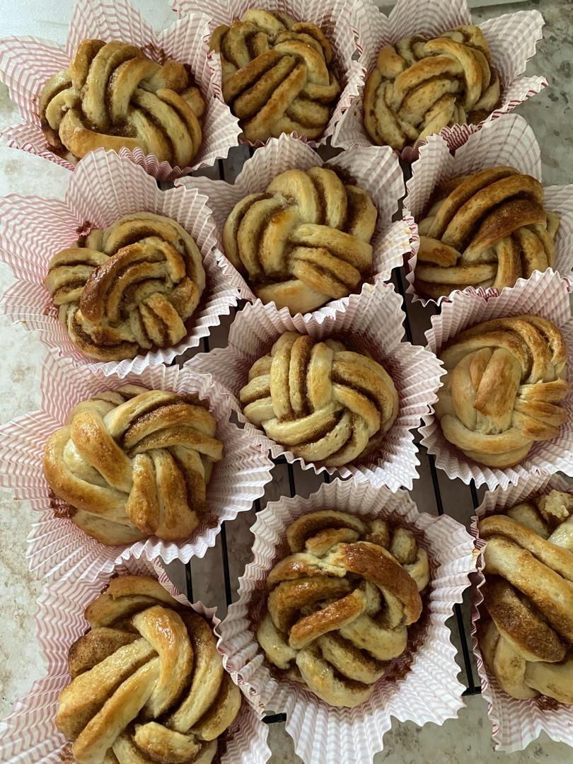 好吃但没罪恶感的法式肉桂卷(cinnamon buns)