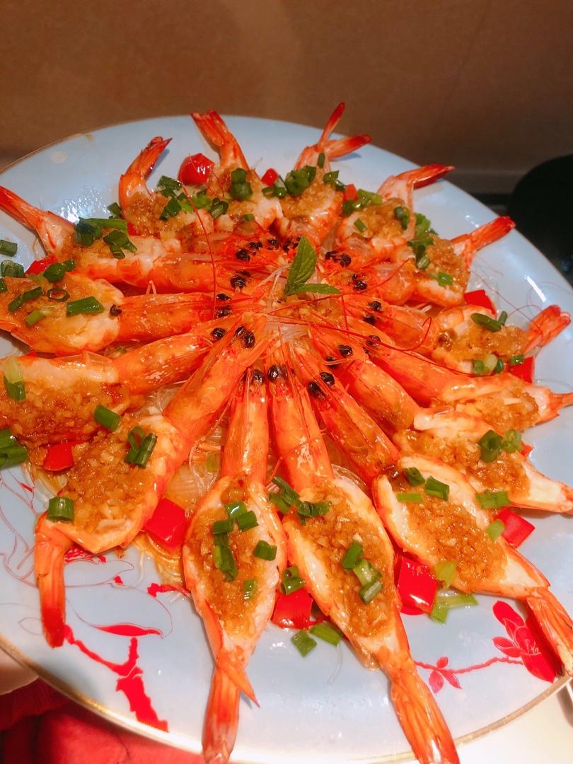 柔软滴胖子做的花开富贵虾