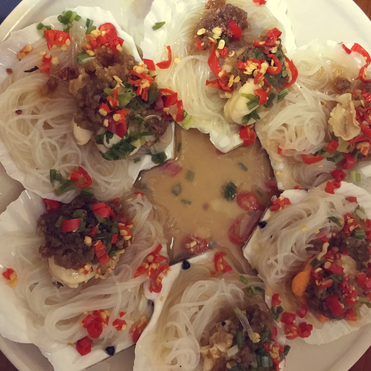 蒜蓉粉丝蒸扇贝