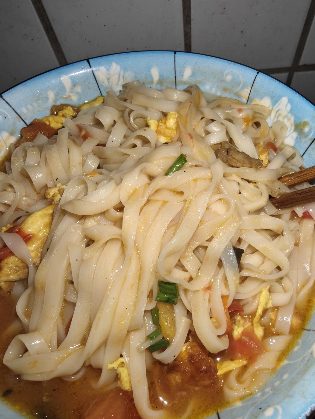 恨不得抱着锅舔的番茄鸡蛋面