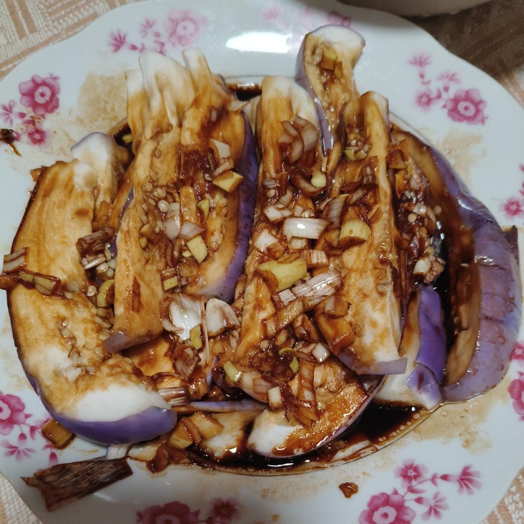 如何蒸出好看的紫色茄子