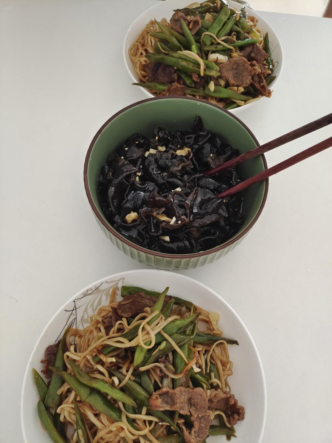地道老北京扁豆焖面 豆角焖面 太好吃小心吃撑哦