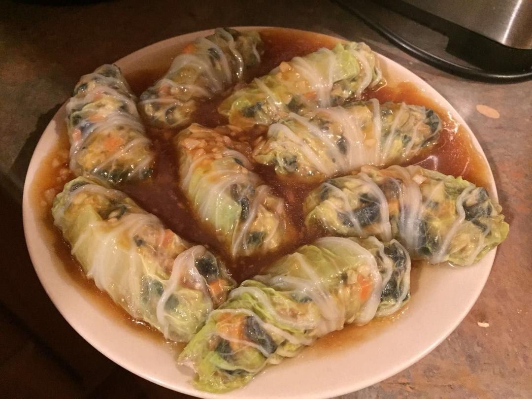 三鲜白菜卷