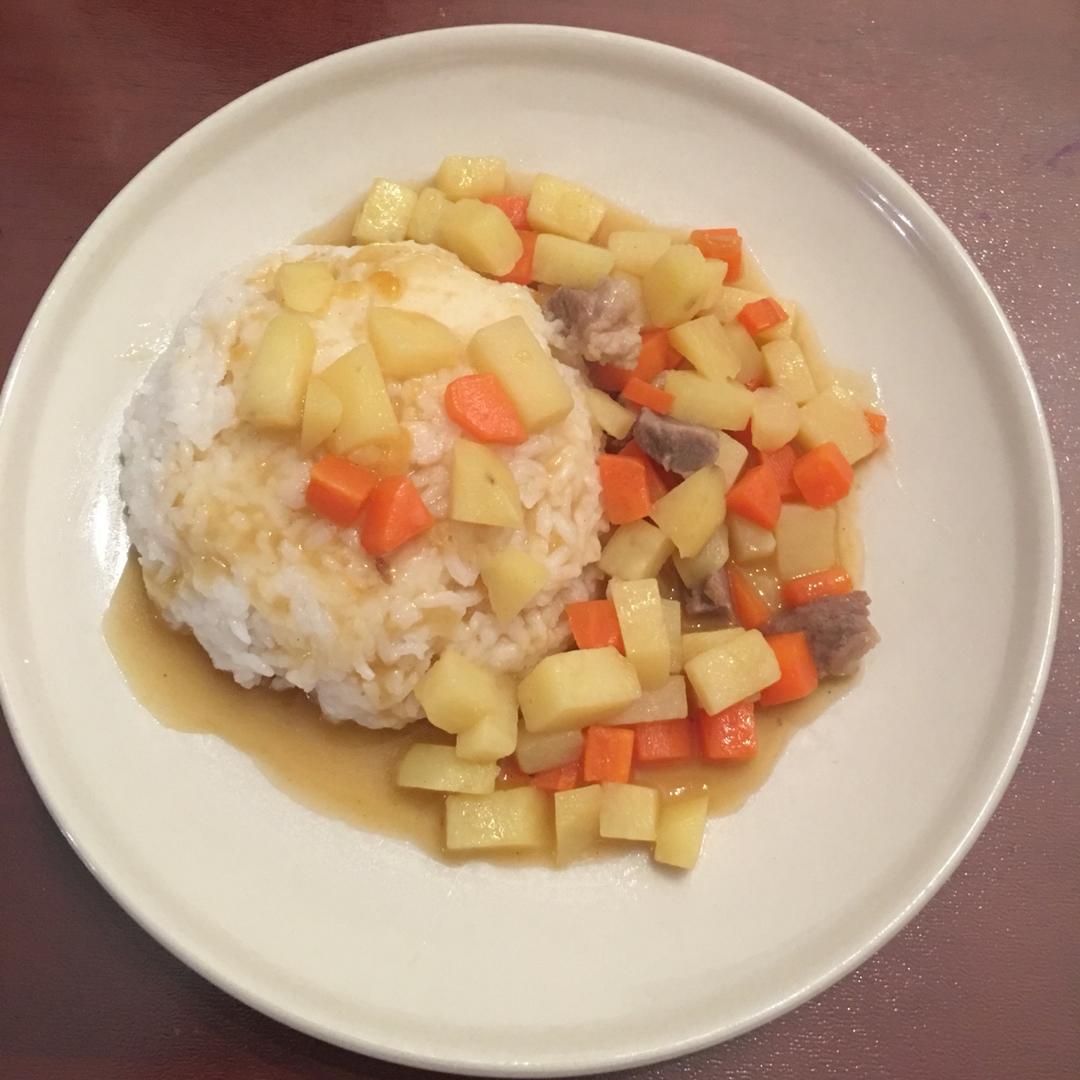 咖喱粉版鸡肉咖喱