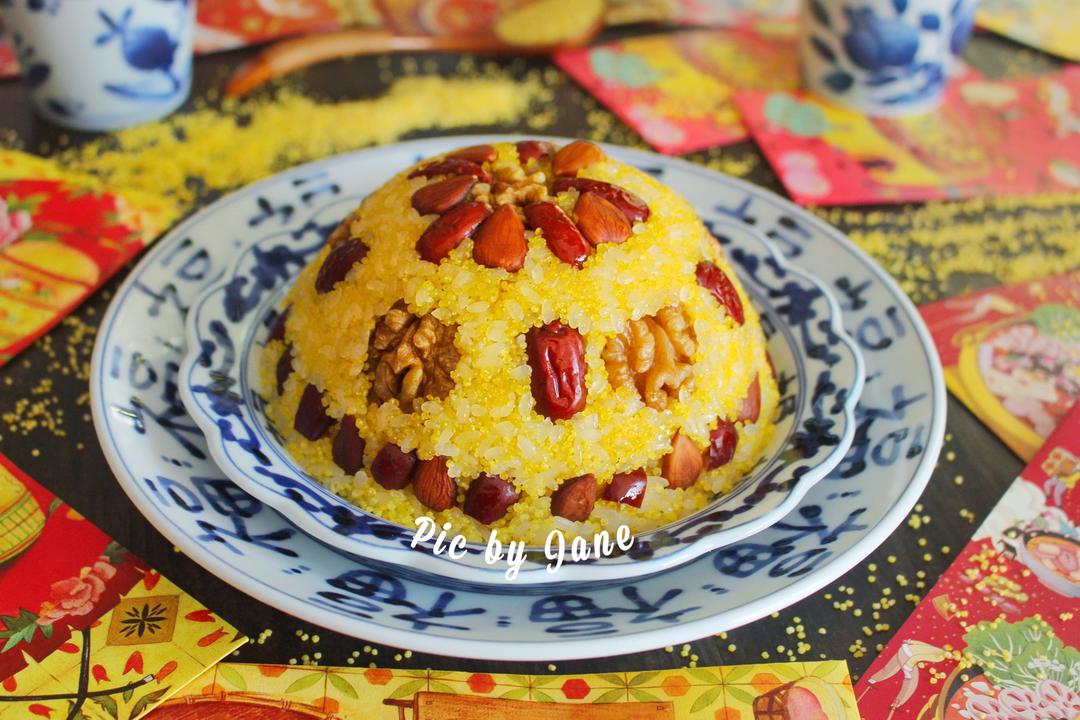 腊八食谱—小米八宝饭的做法