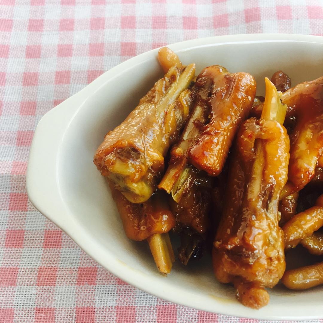 香辣烧鸡爪