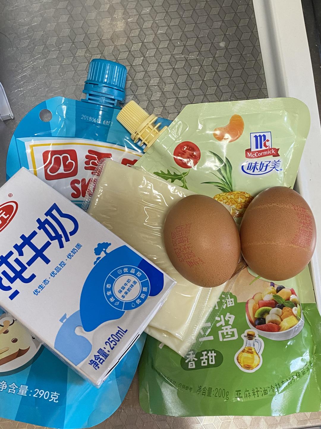 纯奶手撕吐司的做法 步骤1