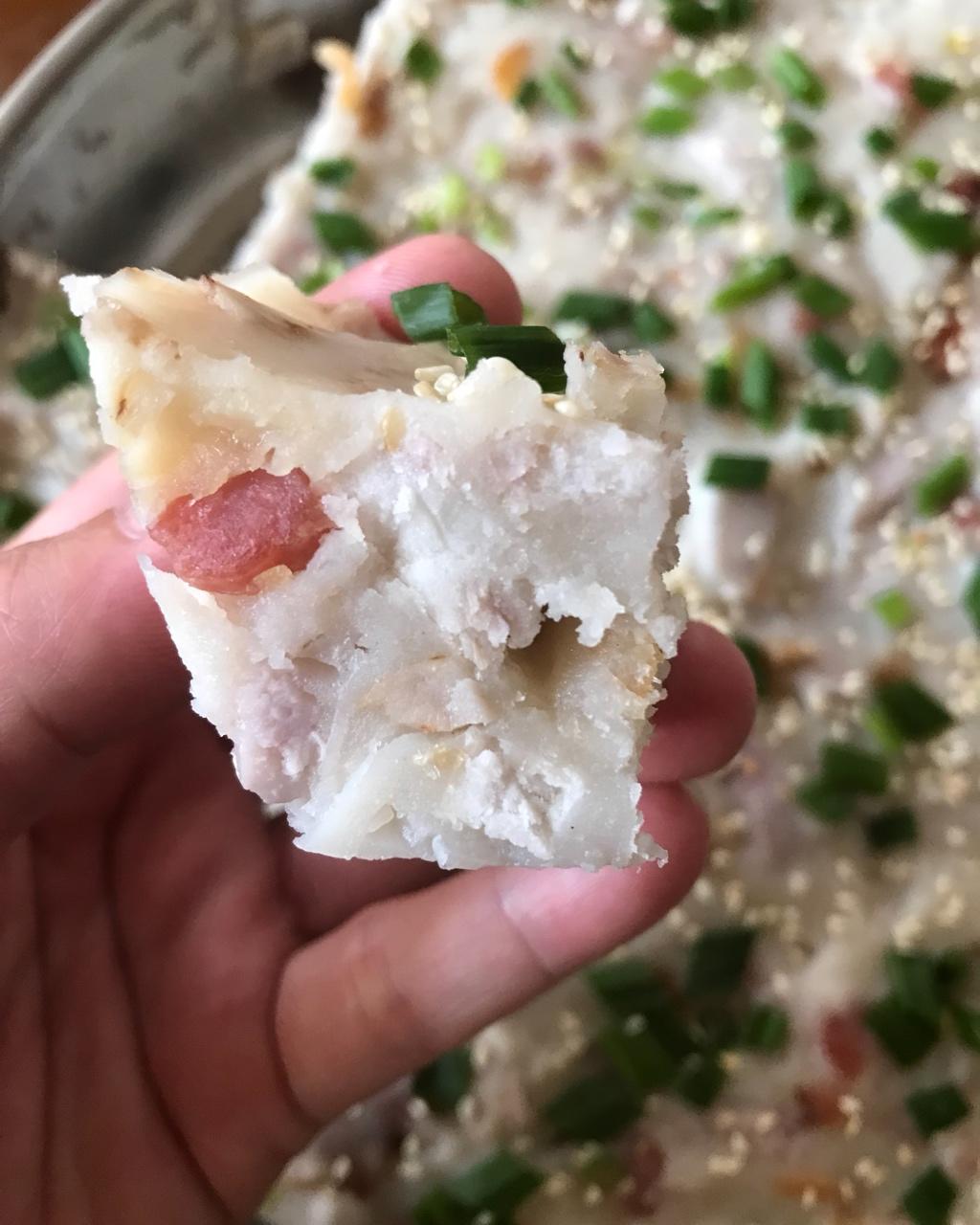 广东常见小吃点心-芋头糕