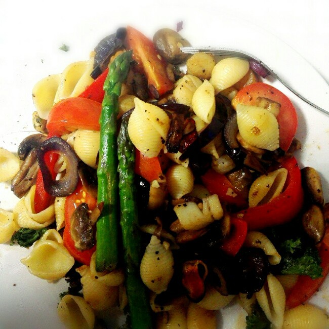 白酒鲜虾意大利面