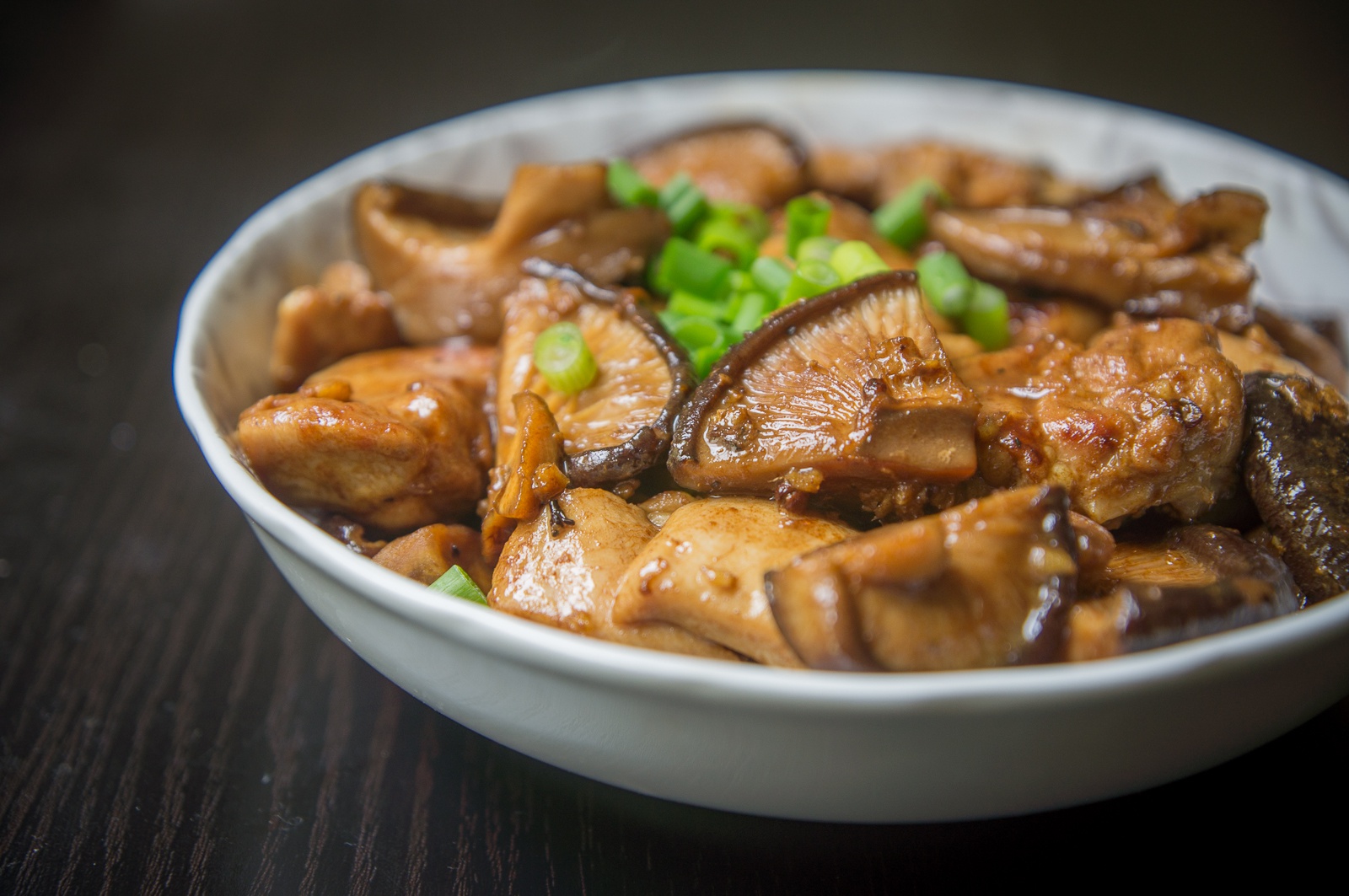 香菇鸡块