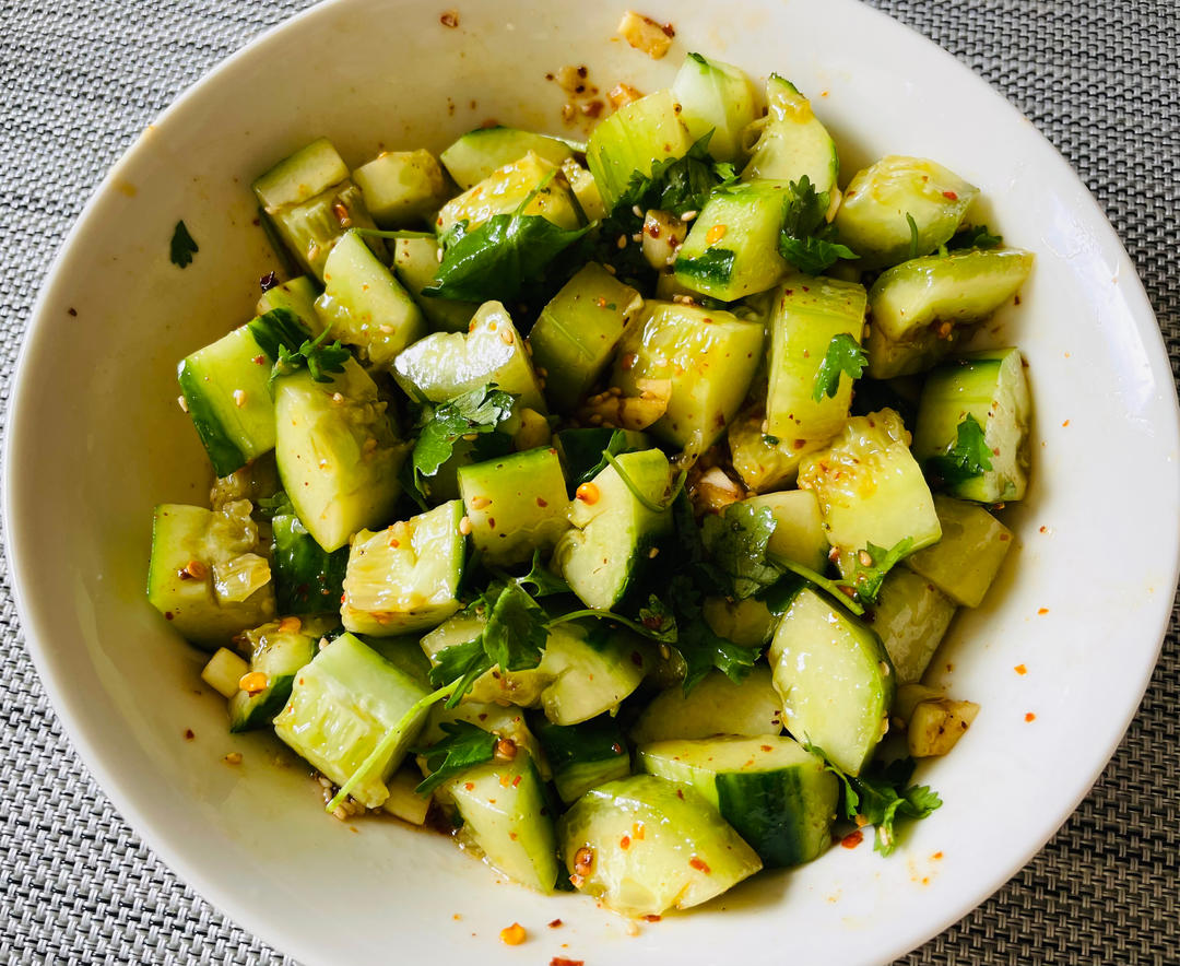 🌈酸酸辣辣巨开胃～超过瘾的凉拌黄瓜