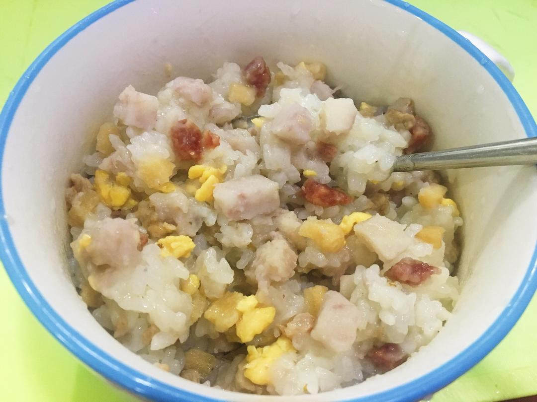 家乡糯米饭的做法
