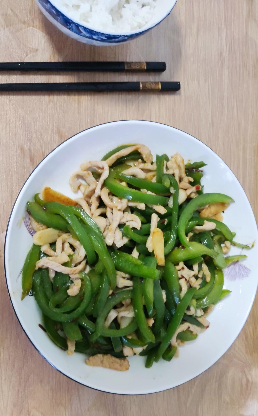 农家青椒肉丝