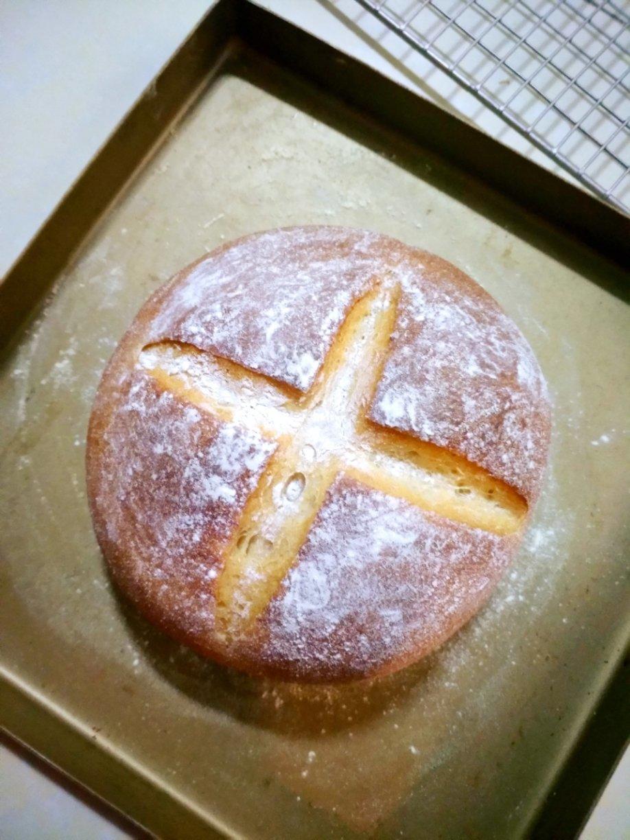 无油全麦乡村面包