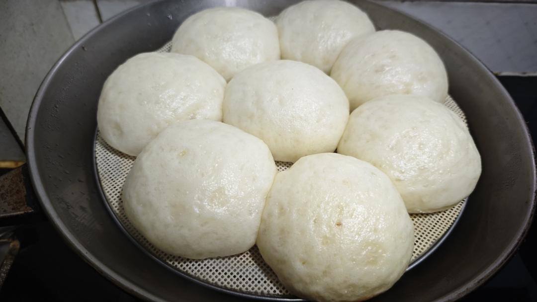 一斤馒头半斤空气，能透光、没有酵母+泡打粉的酒酿馒头