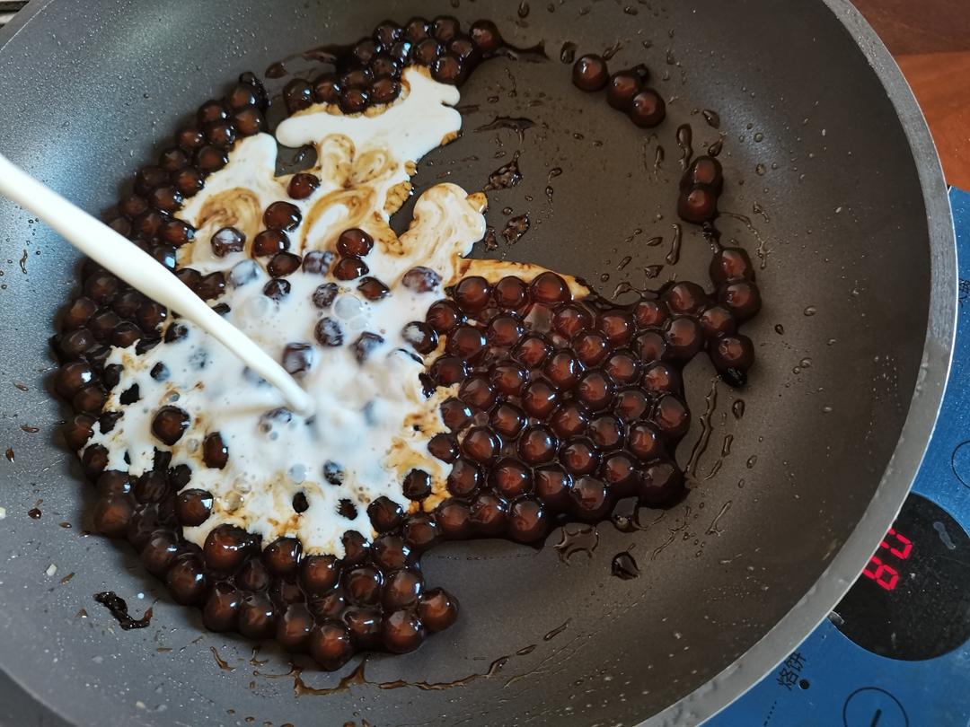 自制珍珠鲜奶（小孩饮料）