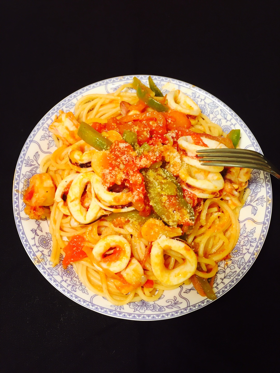 海鲜意面Seafood Spaghetti的做法