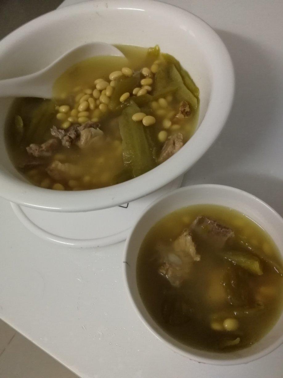 苦瓜黄豆排骨汤