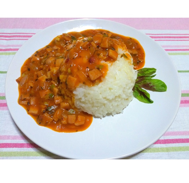 茄汁蛋捞饭