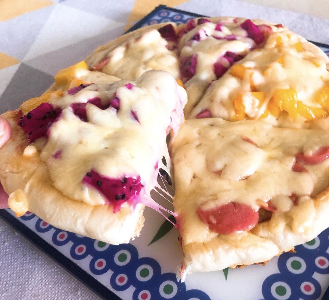 平底锅自制芝士披萨