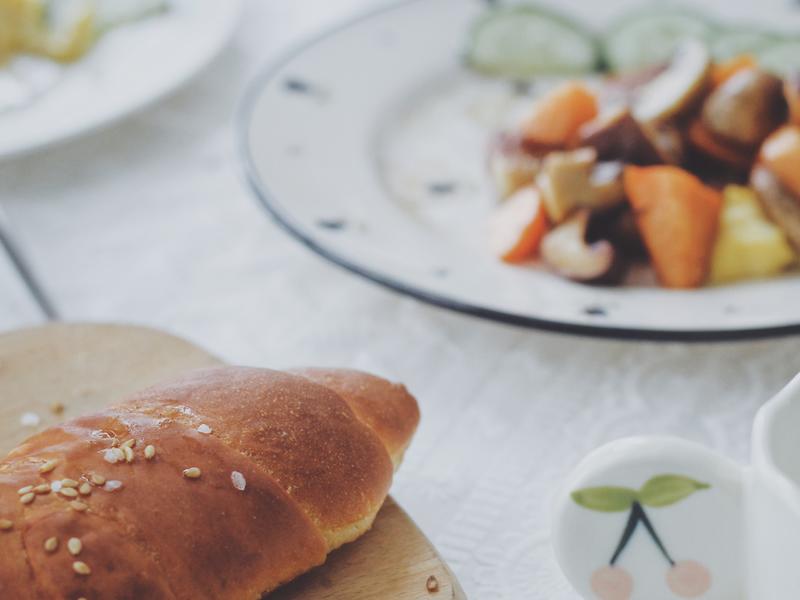 纯奶手撕吐司的做法 步骤1