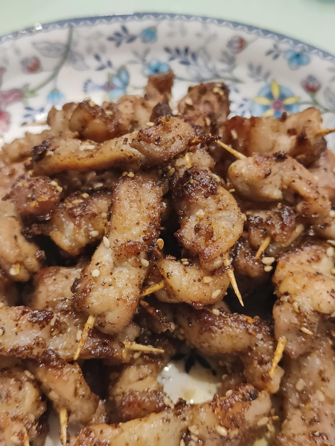 好吃到没朋友的牙签肉