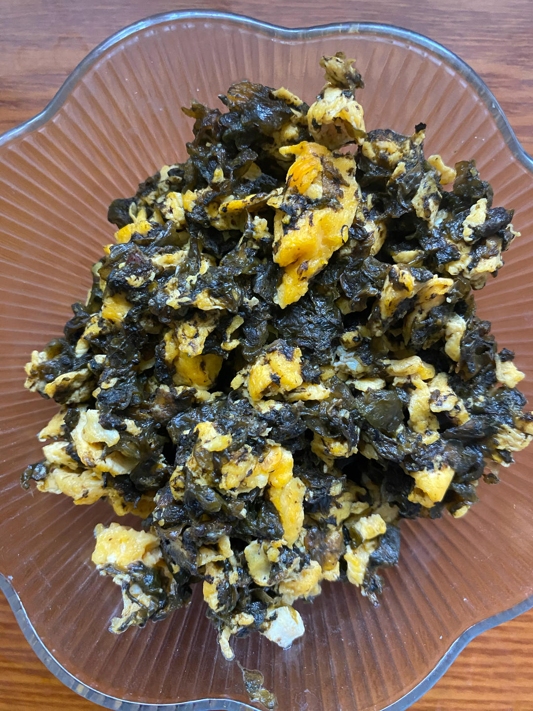 地皮菜炒鸡蛋