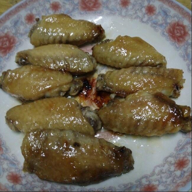 微波炉自制蜜汁鸡翅