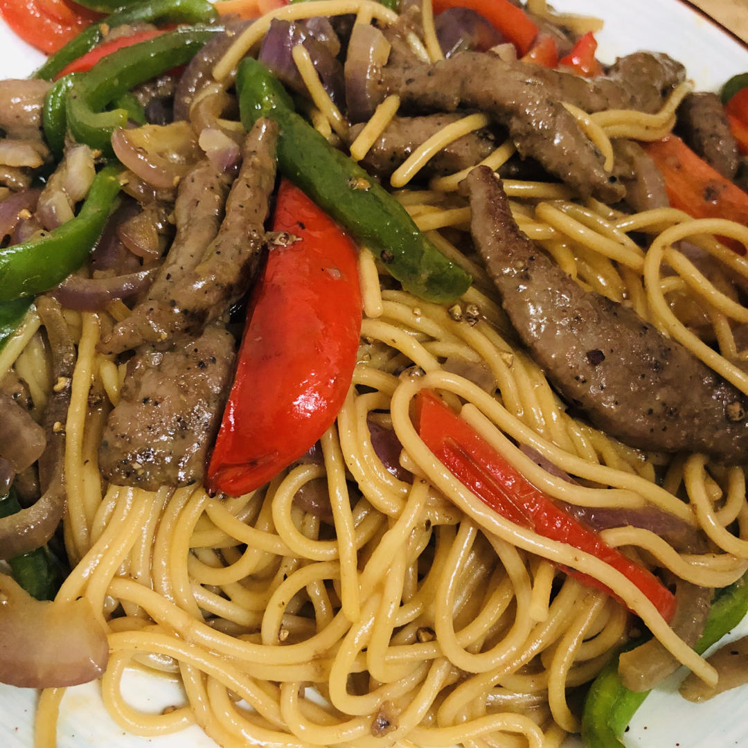 比餐厅好吃的黑椒牛柳意面🍝零失败简单教程