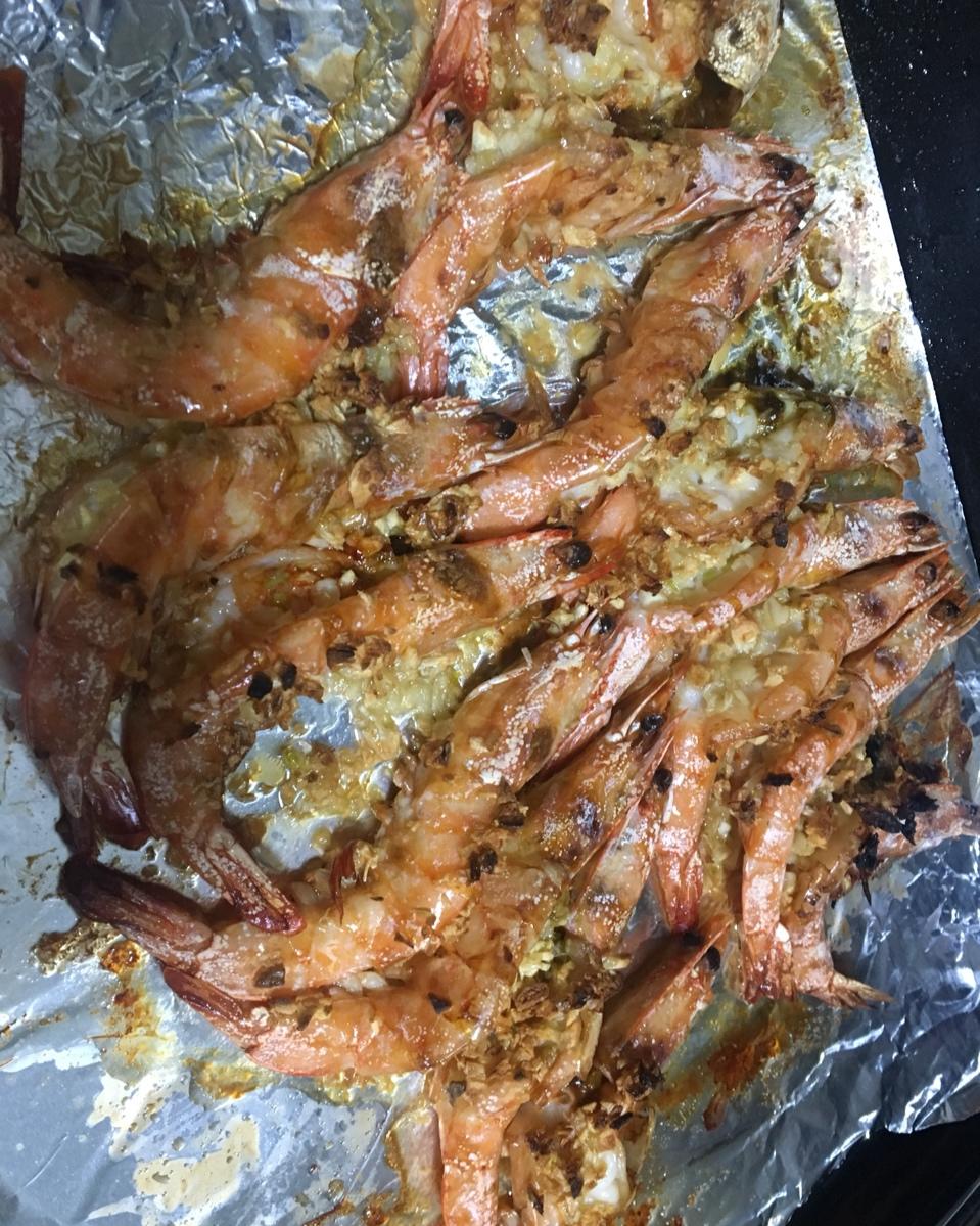蒜蓉烤大虾