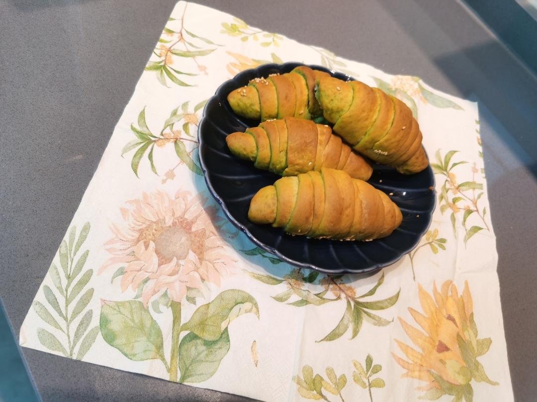 抹茶控｜抹茶红豆盐面包｜海盐卷｜盐可颂
