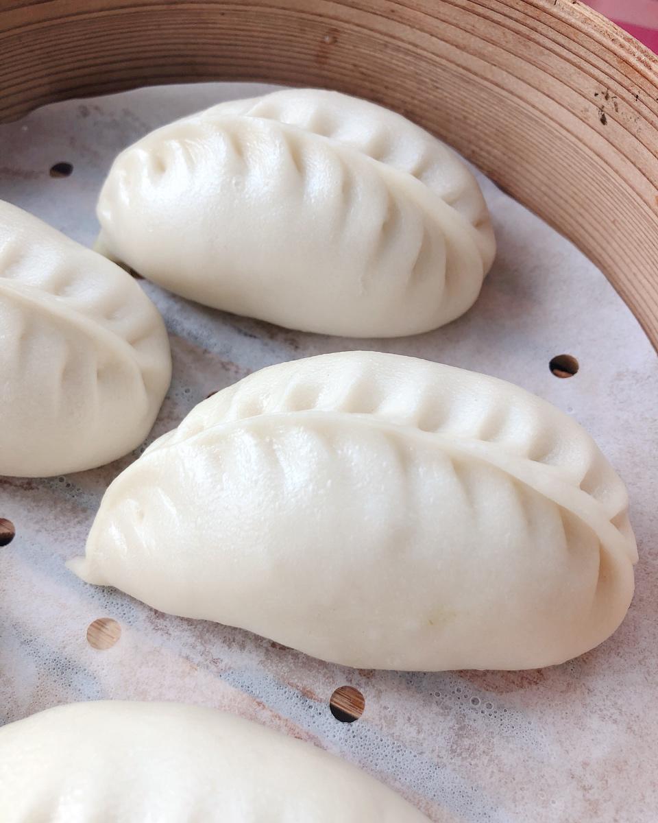 王一一妈妈做的翡翠秋叶包