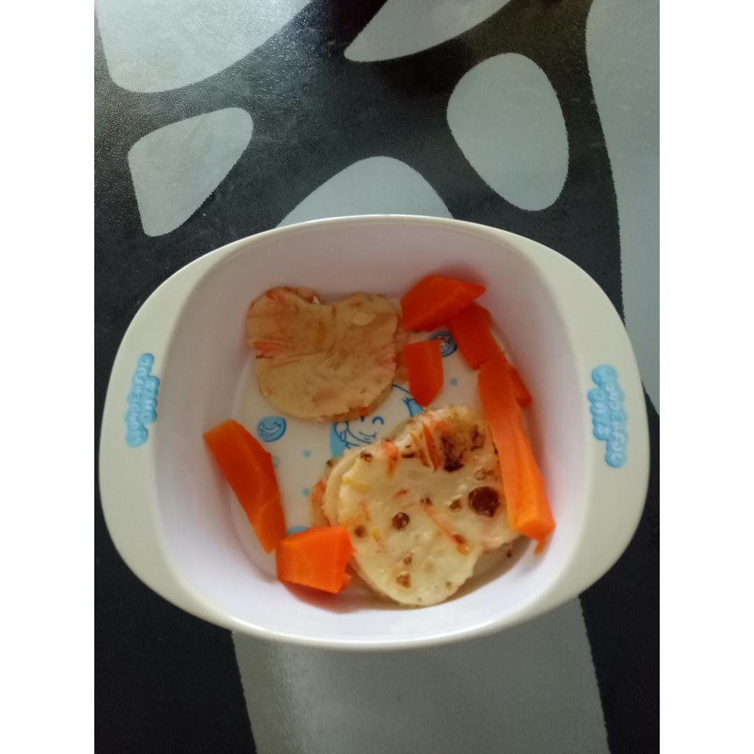 宝宝辅食之土豆胡萝卜小饼