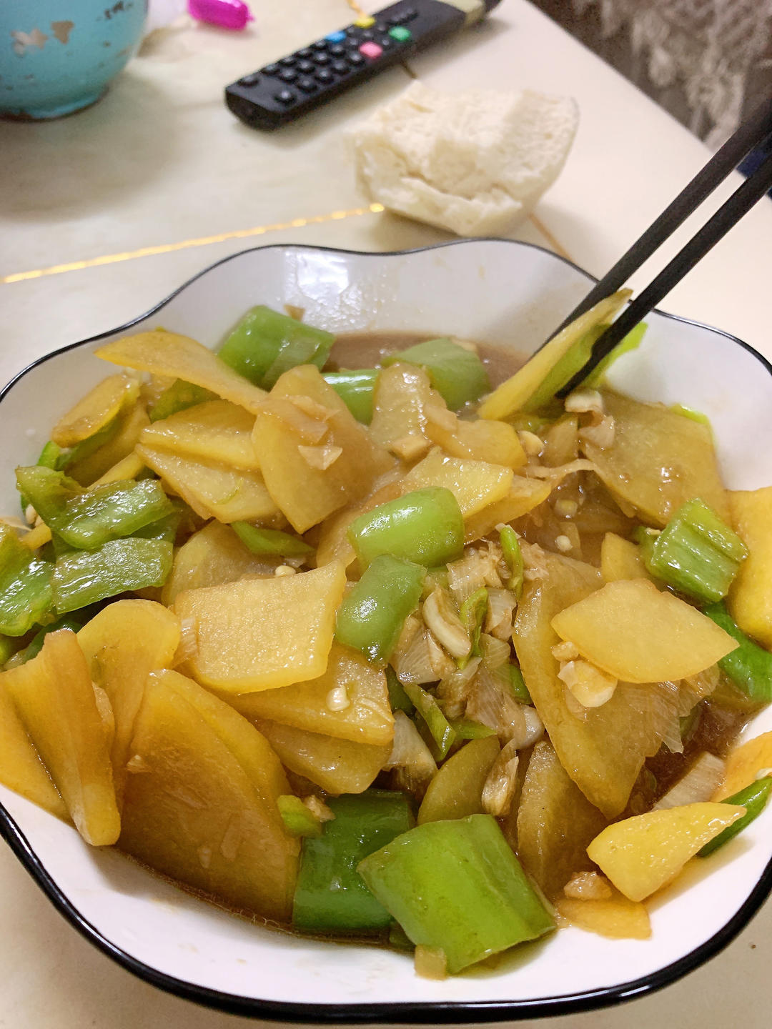 家常炒土豆片