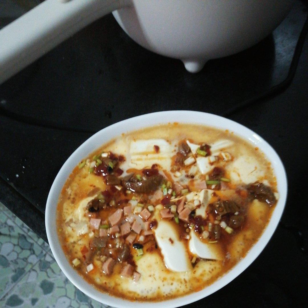 鸡蛋蒸豆腐