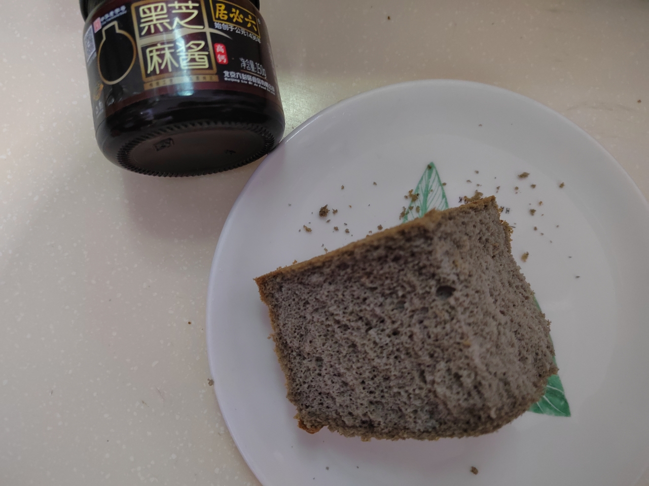 健康养生-黑芝麻米蛋糕