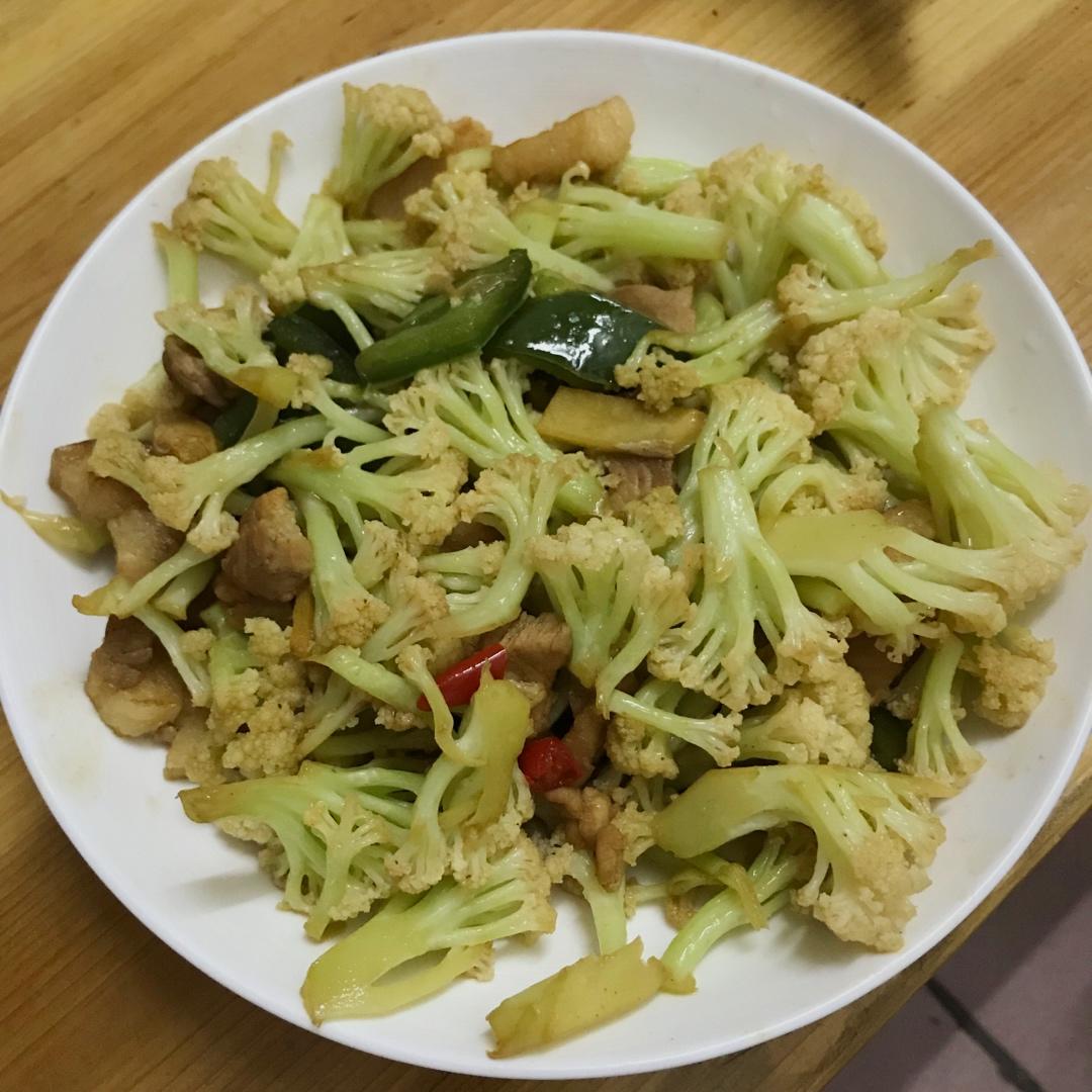 和饭店一个味道的干锅花菜