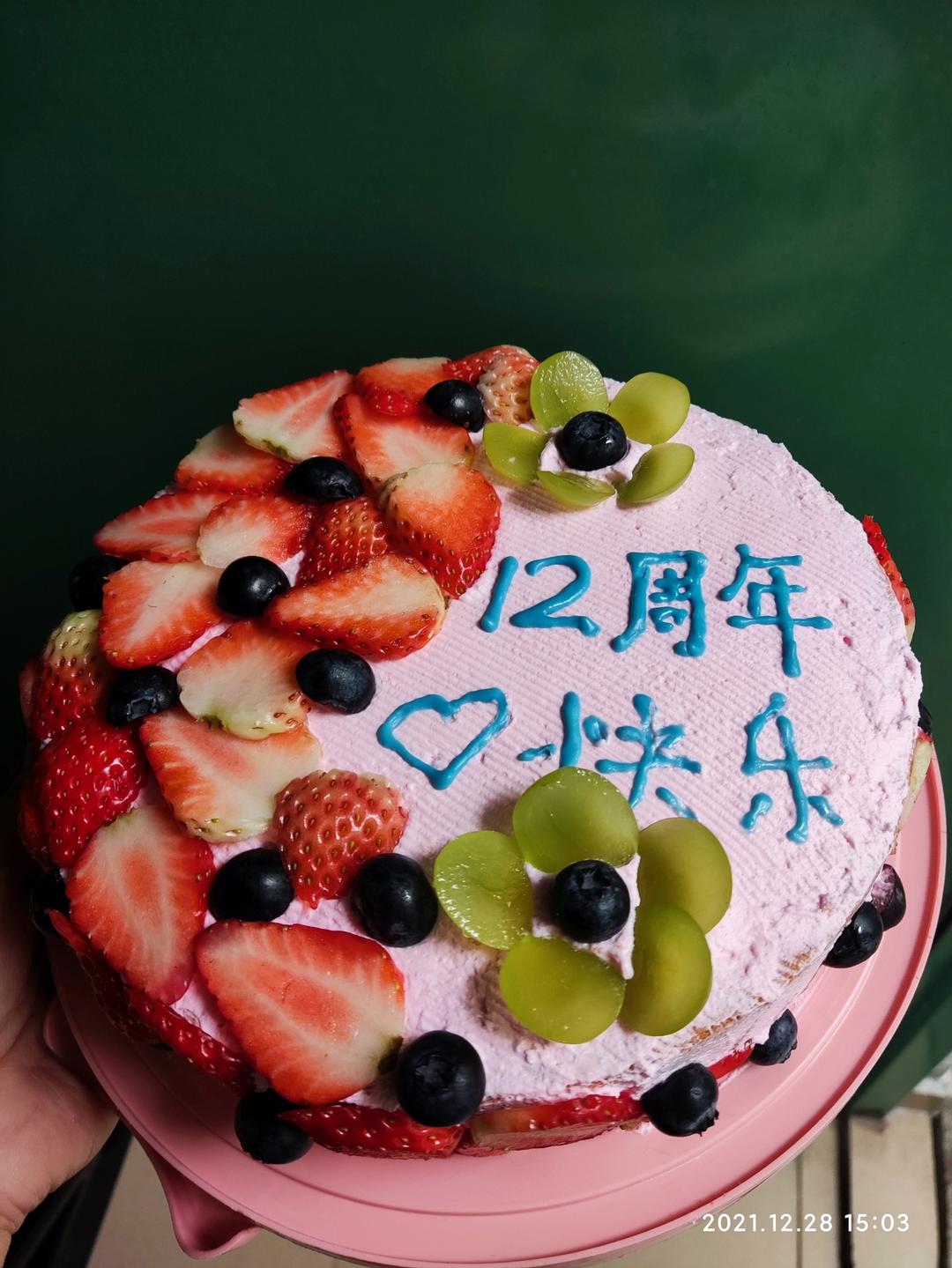 超级简单美腻的生日蛋糕，情人节蛋糕。解决各种抹面困难！