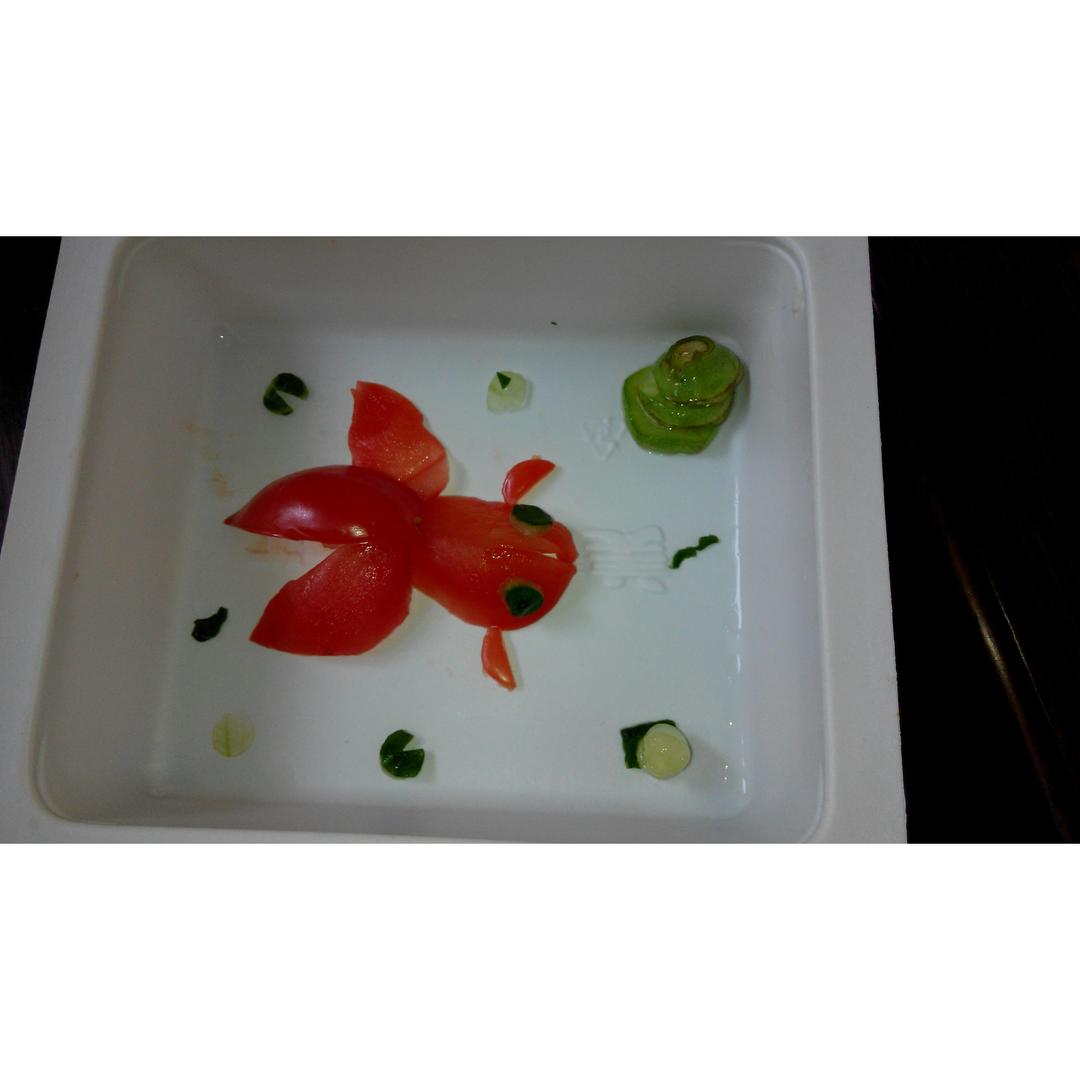 金鱼（草莓创意摆盘）